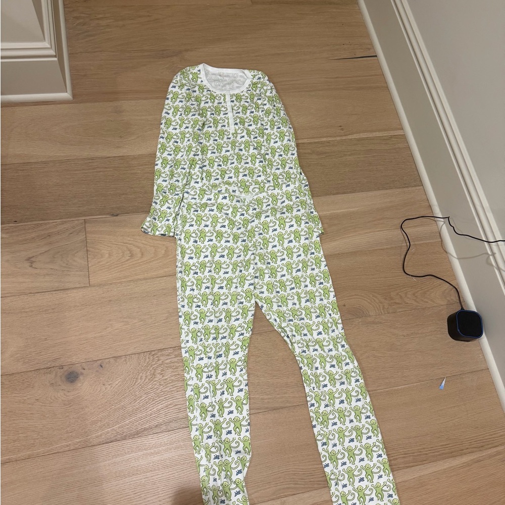 Green Monkey Roller Rabbit Pajamas - image 3